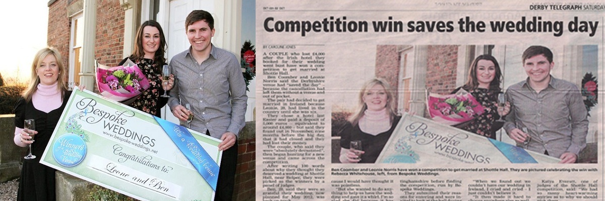 Shottle Hall Competition Winners- Leonie & Ben